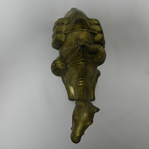 Nativity Vintage Chalkware Camel Christmas Figurine Sitting 10" x 5" Bronze - Picture 10 of 13